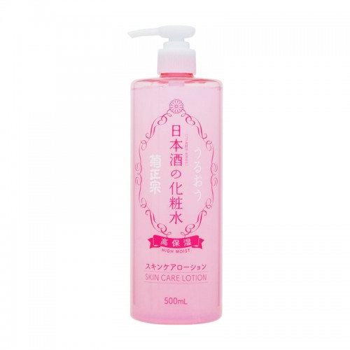 日本 Kiku-Masamune 菊正宗日本酒化妝水(高保濕) 500ml 粉紅樽 168-076